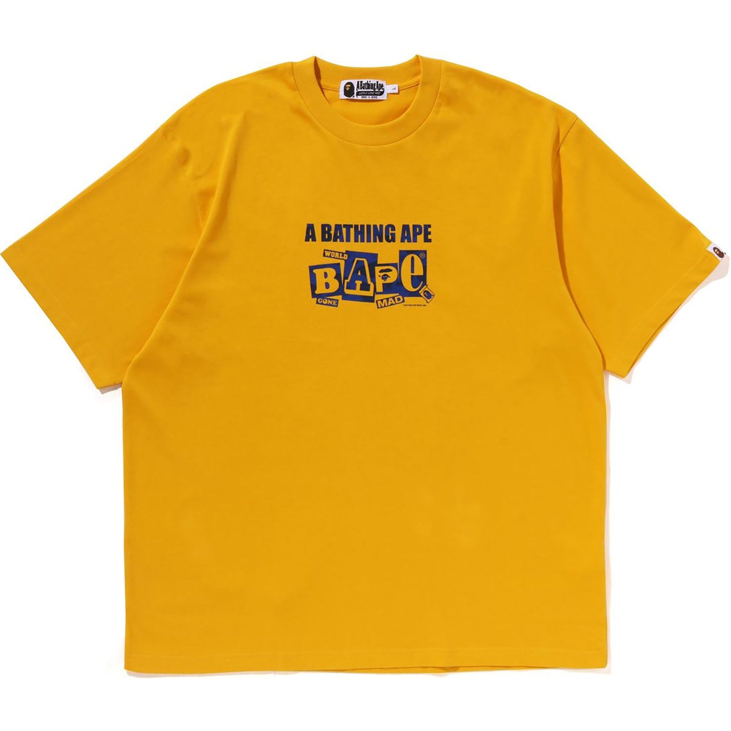 BAPE TEXT GRAPHIC TEE MENS