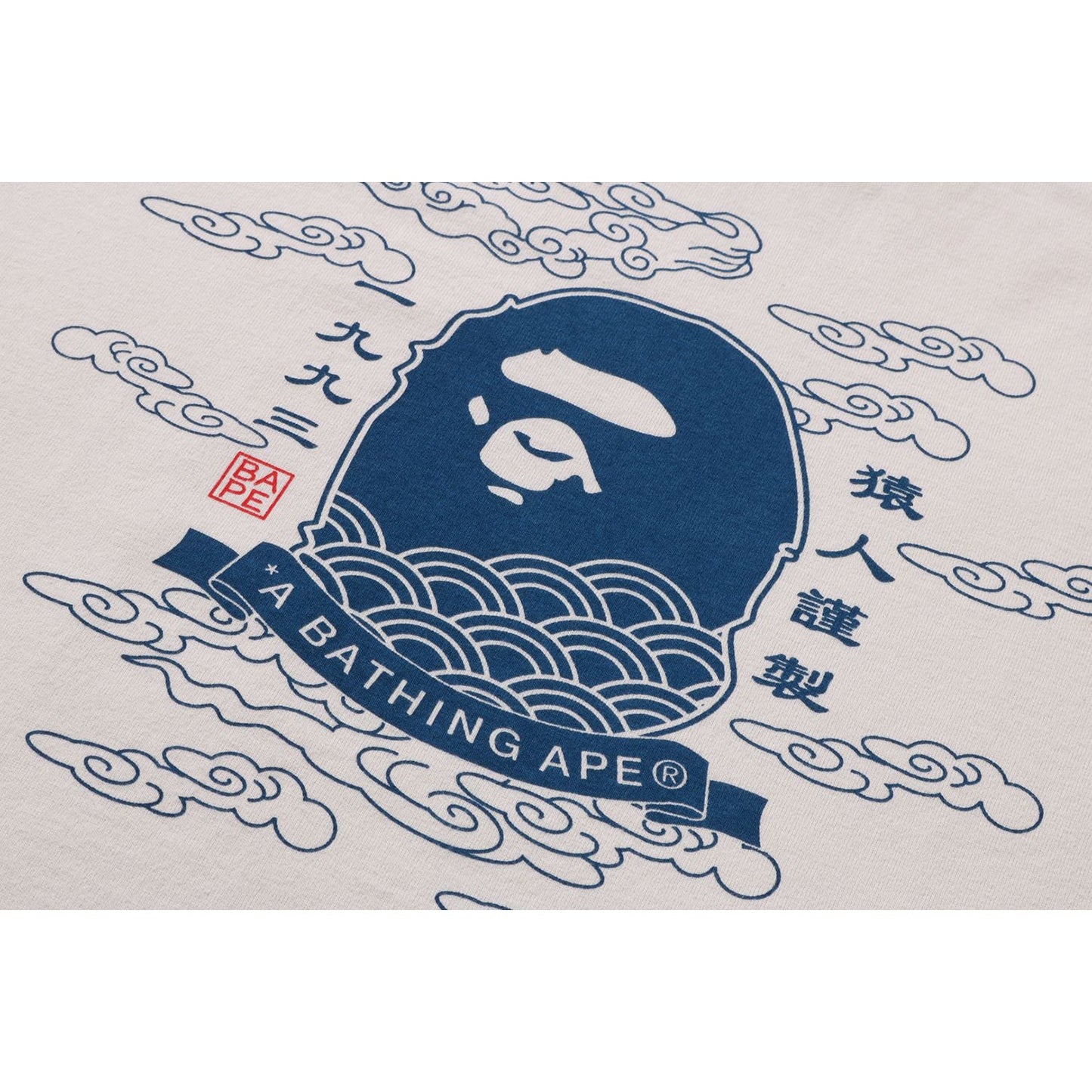 A BATHING APE 31ST ANNIV. APE HEAD TEE MENS