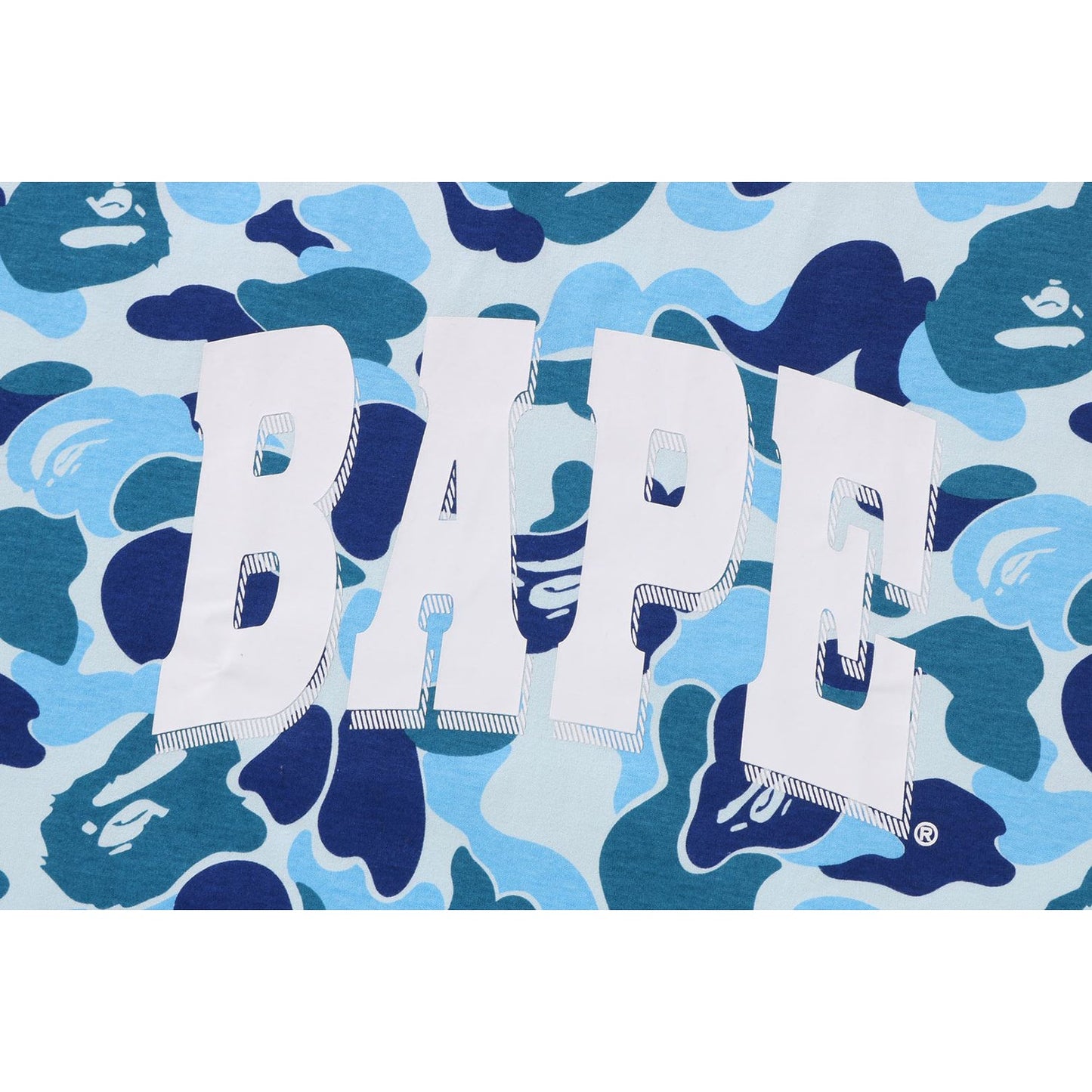 ABC CAMO RELAXED FIT BAPE LOGO TEE MENS