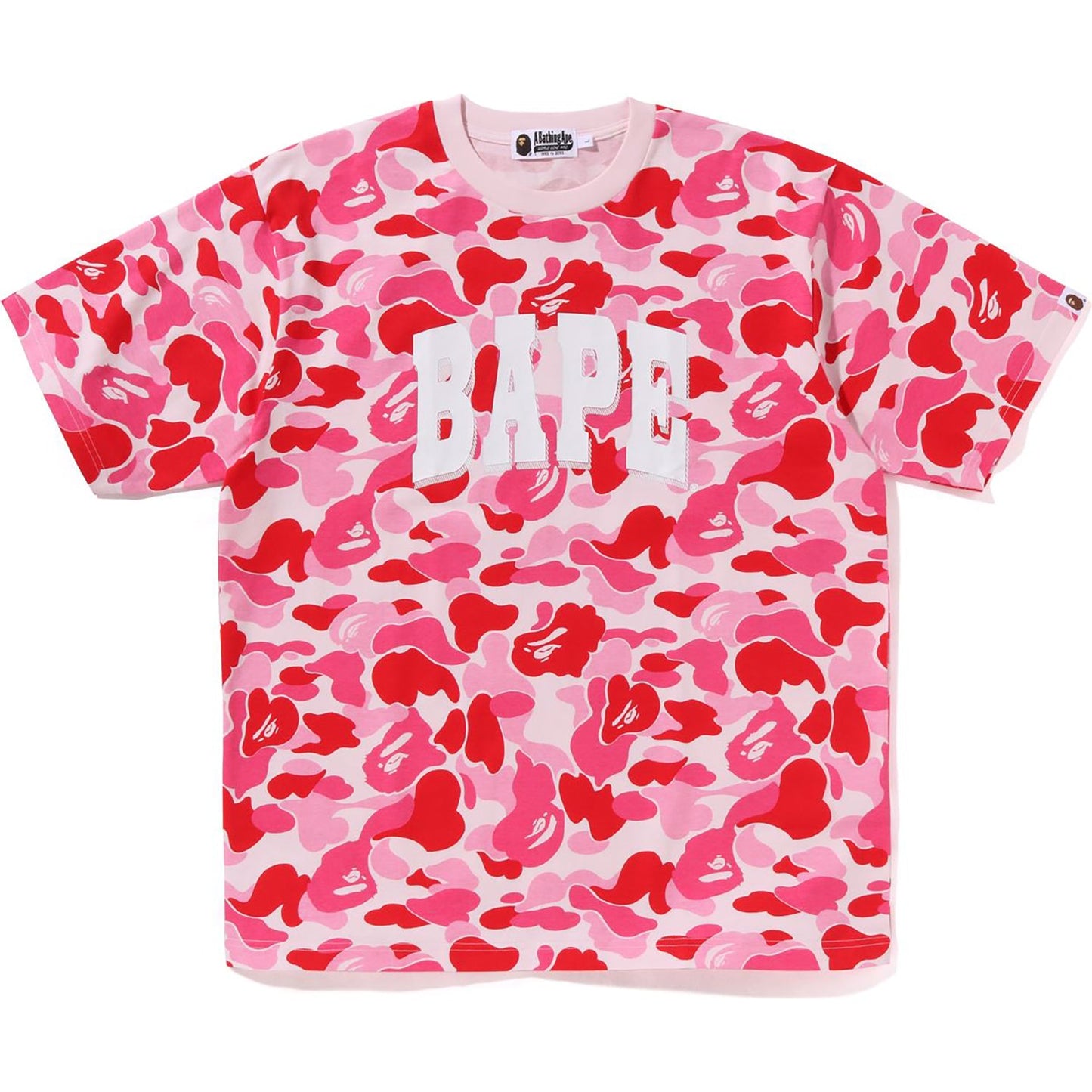 ABC CAMO RELAXED FIT BAPE LOGO TEE MENS