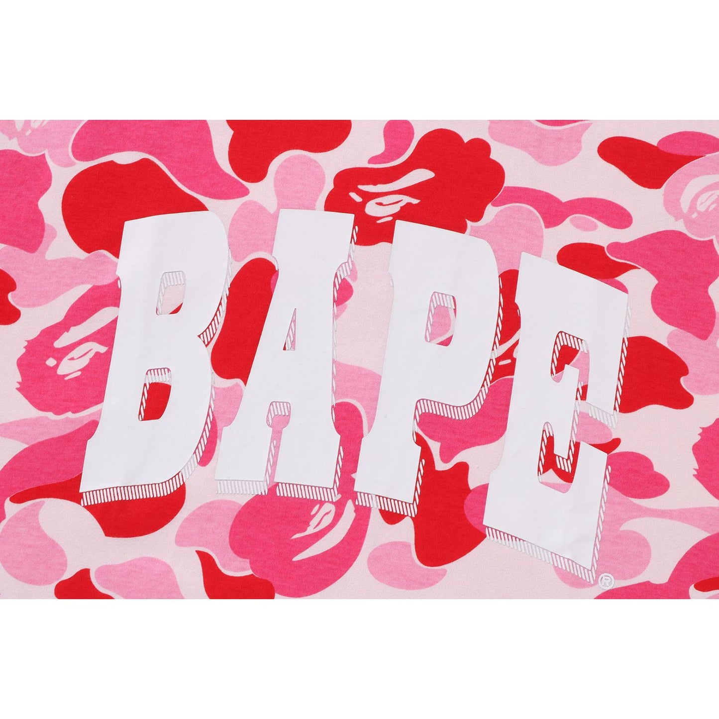 ABC CAMO RELAXED FIT BAPE LOGO TEE MENS