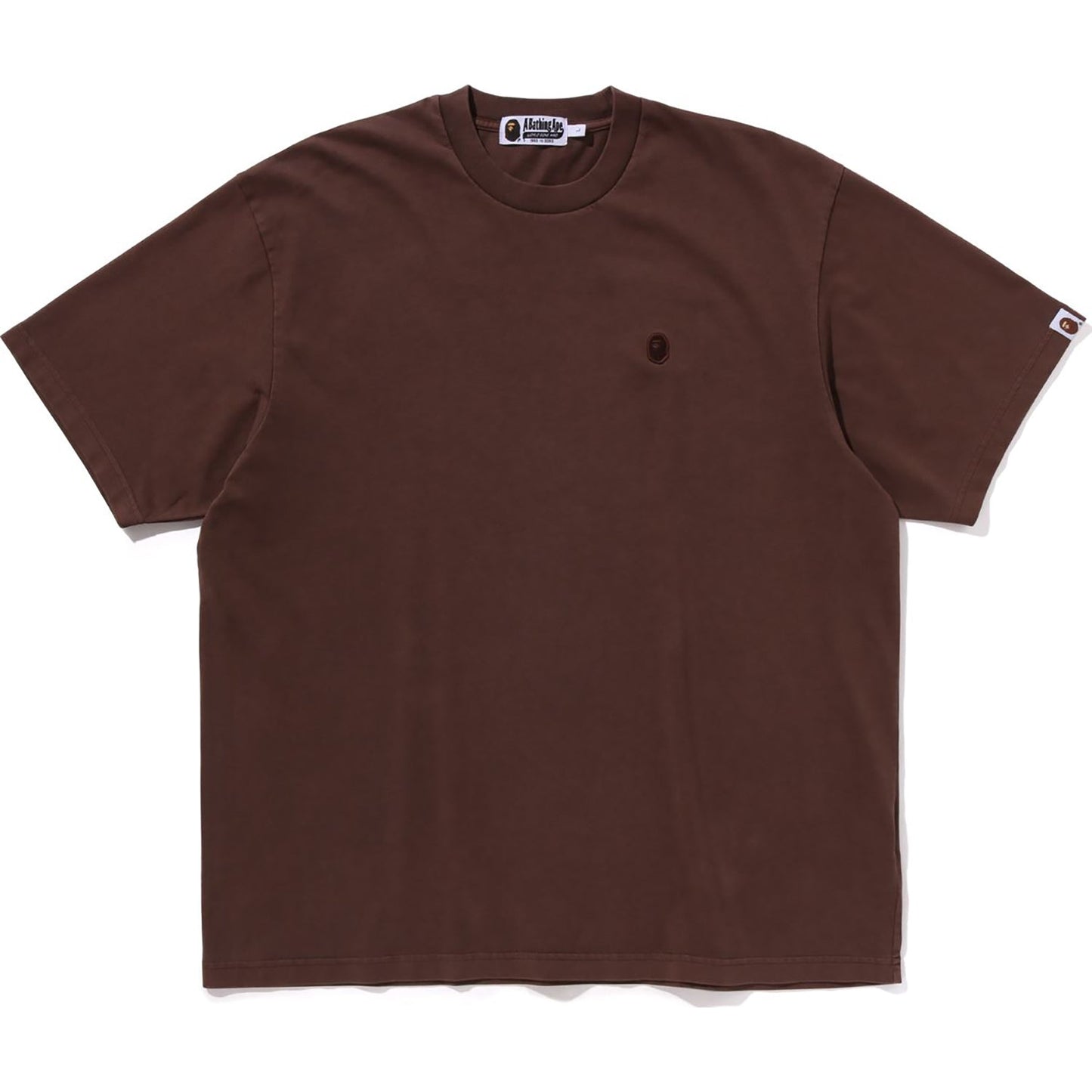 APE HEAD ONE POINT GARMENT DYED POCKET RELAXED FIT TEE MENS