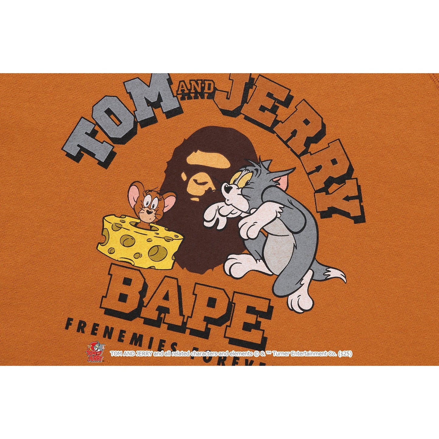 BAPE X TOM AND JERRY 85TH - RELAXED FIT SWEAT TEE KIDS