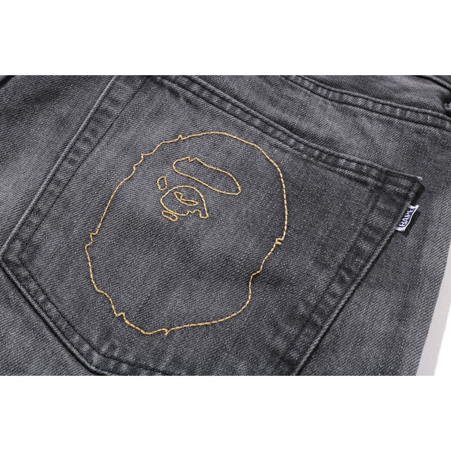 HIGH TONE BLEACH REGULAR FIT DENIM PANTS MENS