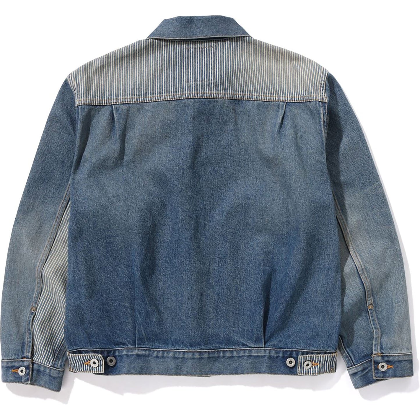 BAPE X SEAN WOTHERSPOON EMBROIDERY DENIM JACKET MENS