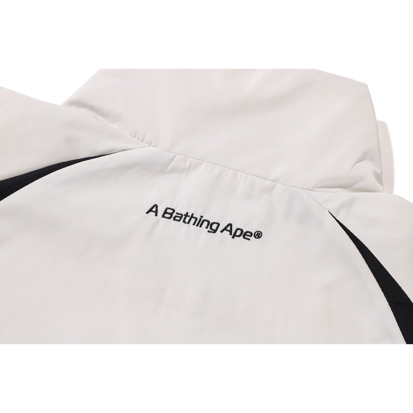 BATHING APE LOGO NYLON TRACK JACKET MENS
