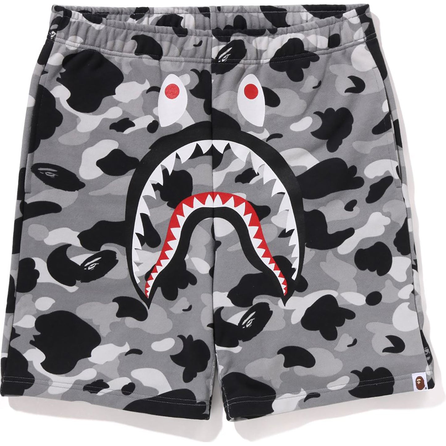 1ST CAMO SHARK REGULAR FIT SWEAT SHORTS MENS