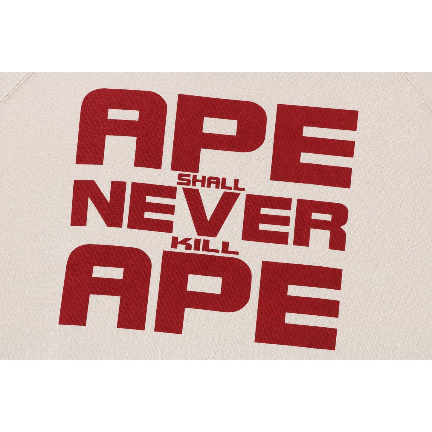 APE SHALL NEVER KILL APE CREWNECK MENS