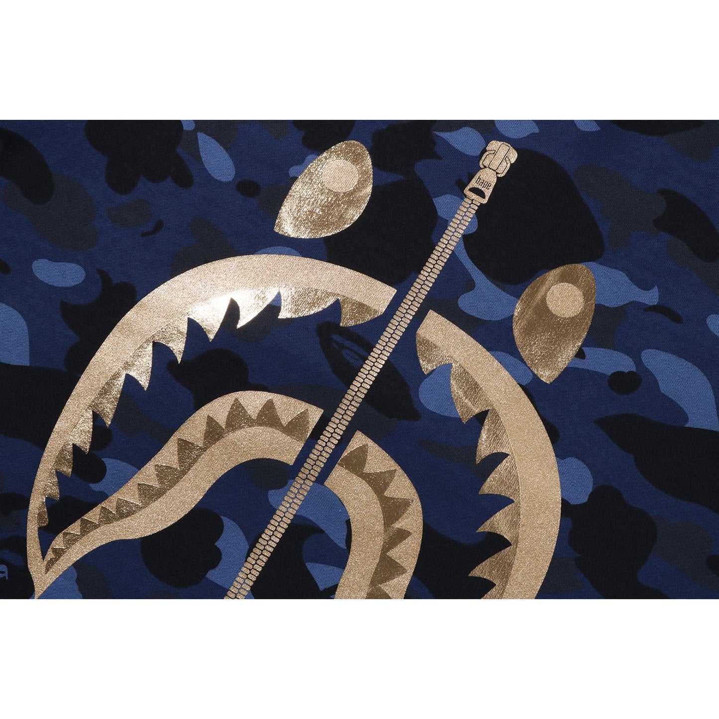 BAPE MENS COLOR CAMO SHARK CREWNECK SWEATSHIRT