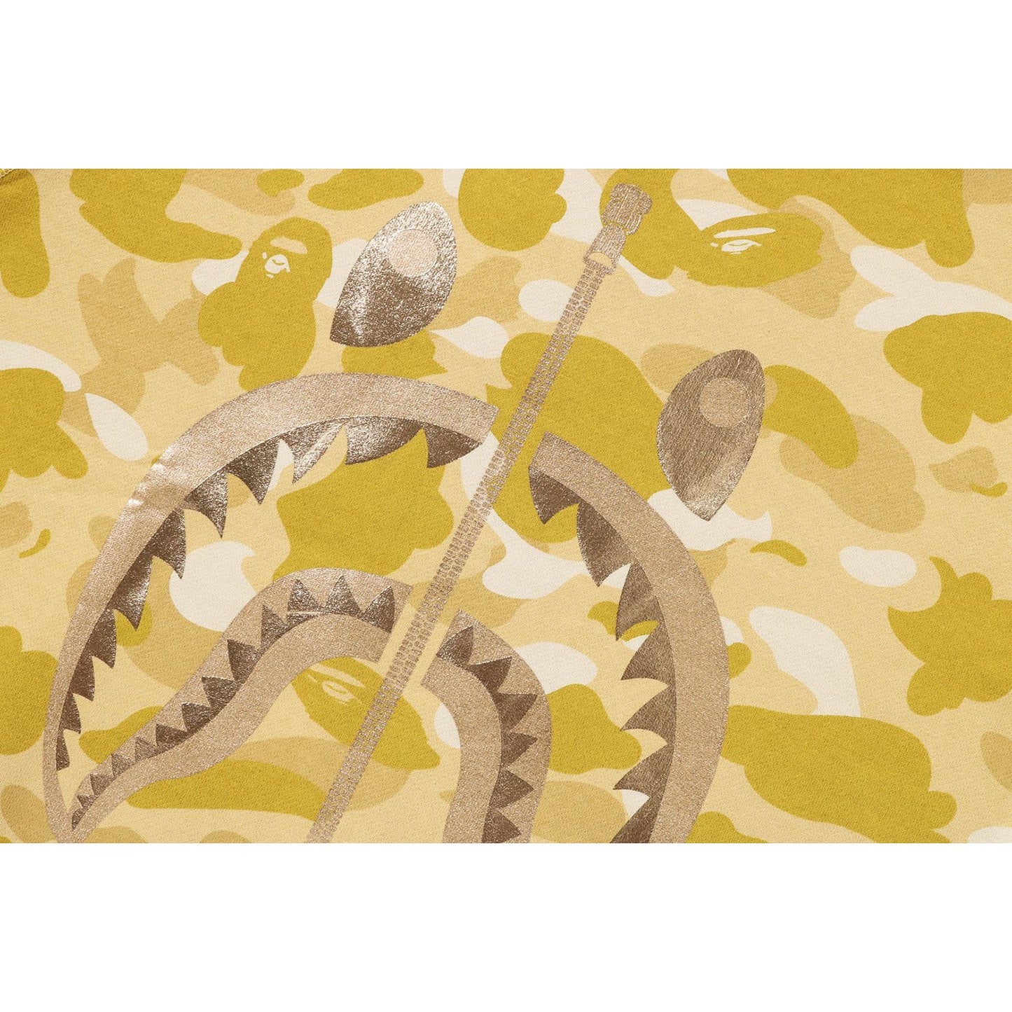 BAPE MENS COLOR CAMO SHARK CREWNECK SWEATSHIRT