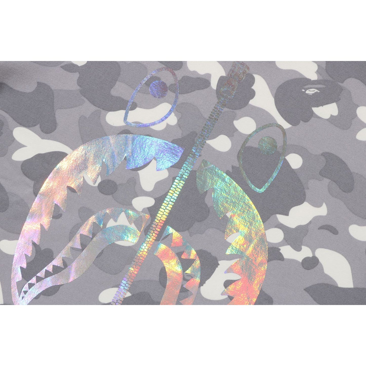 BAPE MENS CITY CAMO SHARK CREWNECK SWEATSHIRT