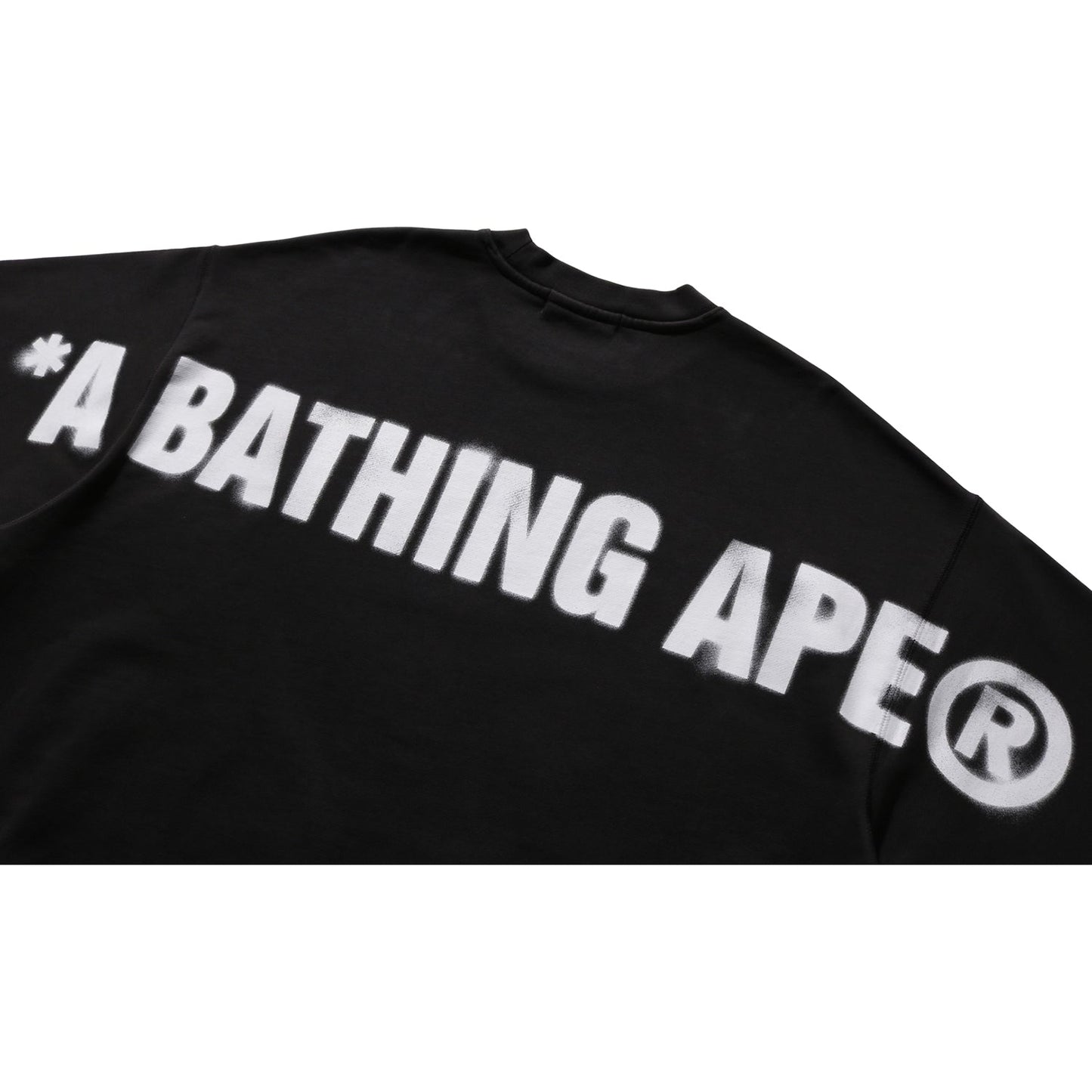SPRAY APE HEAD GARMENT DYED CREWNECK MENS