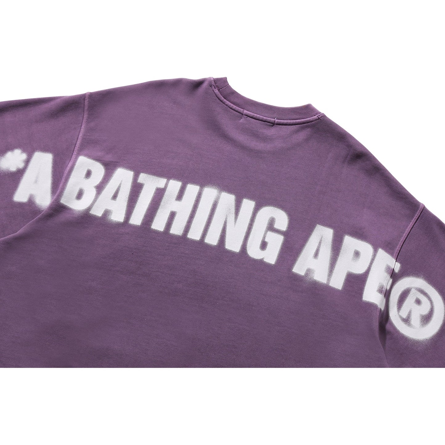 SPRAY APE HEAD GARMENT DYED CREWNECK MENS
