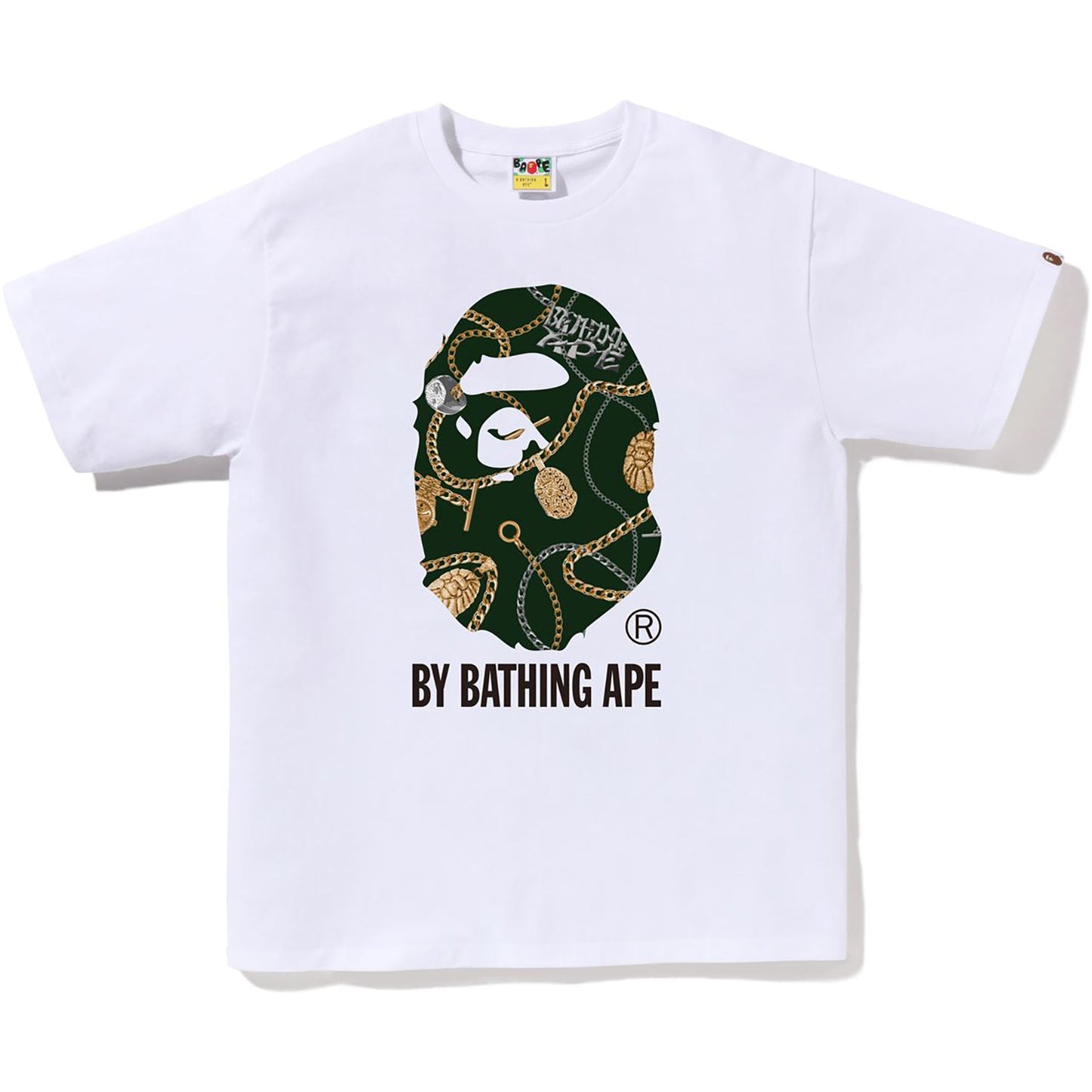 BAPE MENS JEWELS PATTERN BY BATHING APE TEE