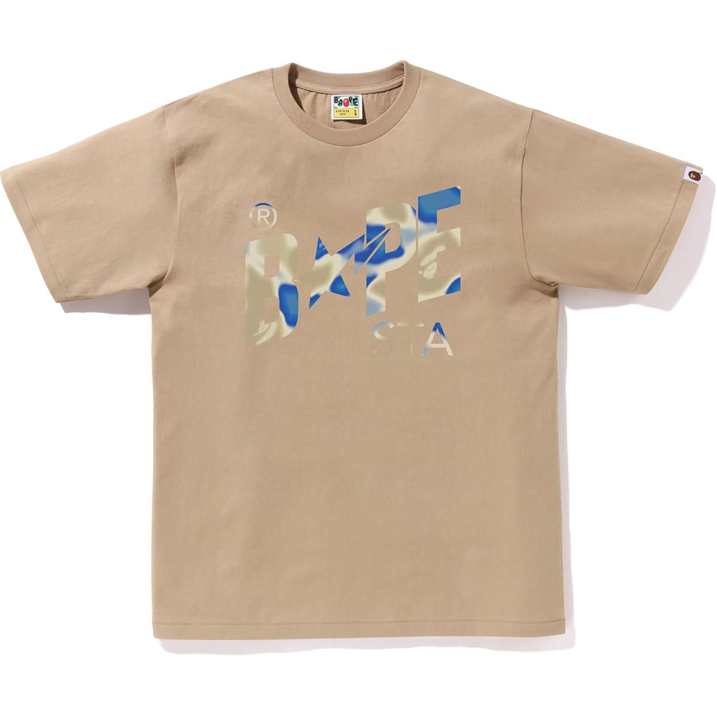 LIQUID CAMO BAPE STA LOGO TEE MENS