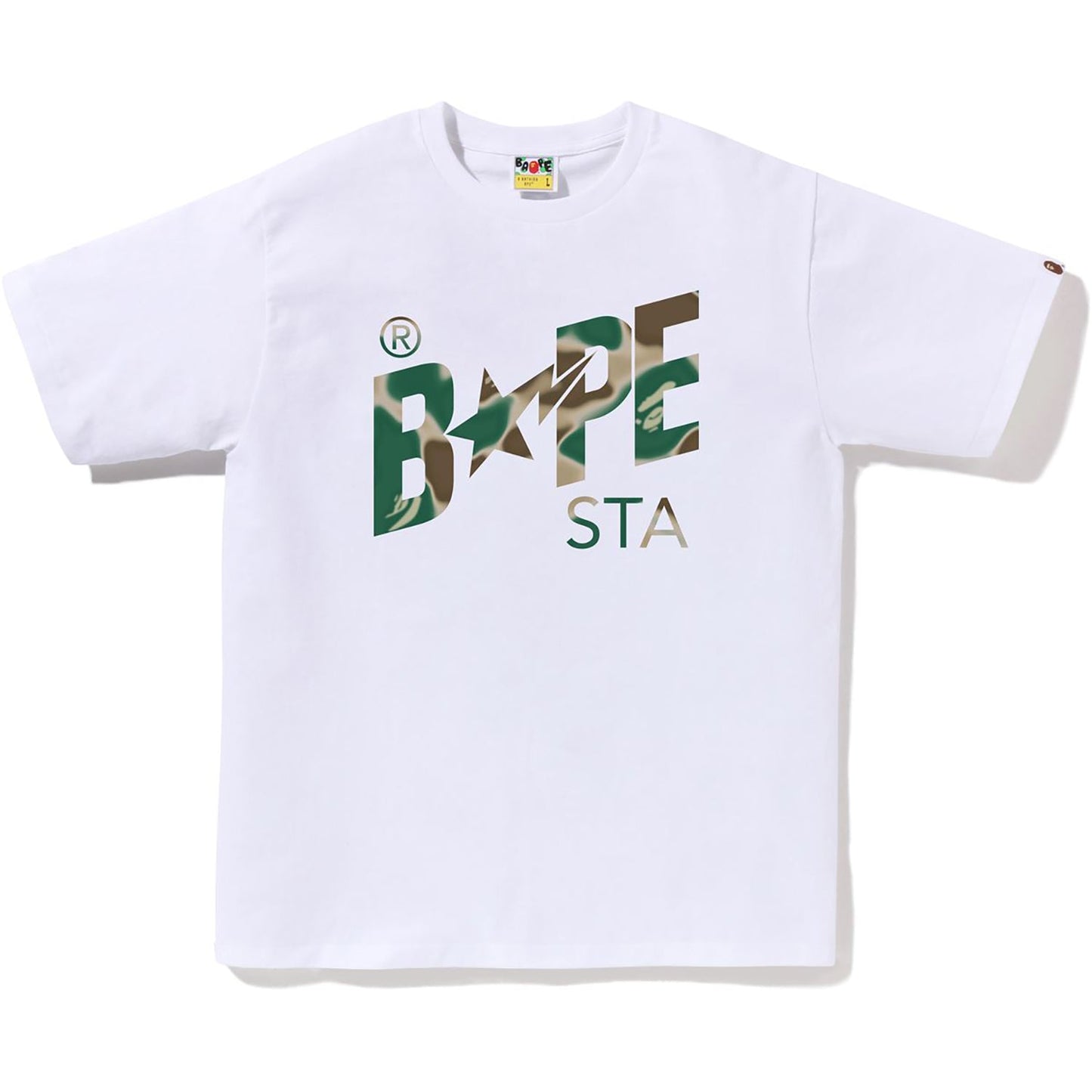 LIQUID CAMO BAPE STA LOGO TEE MENS