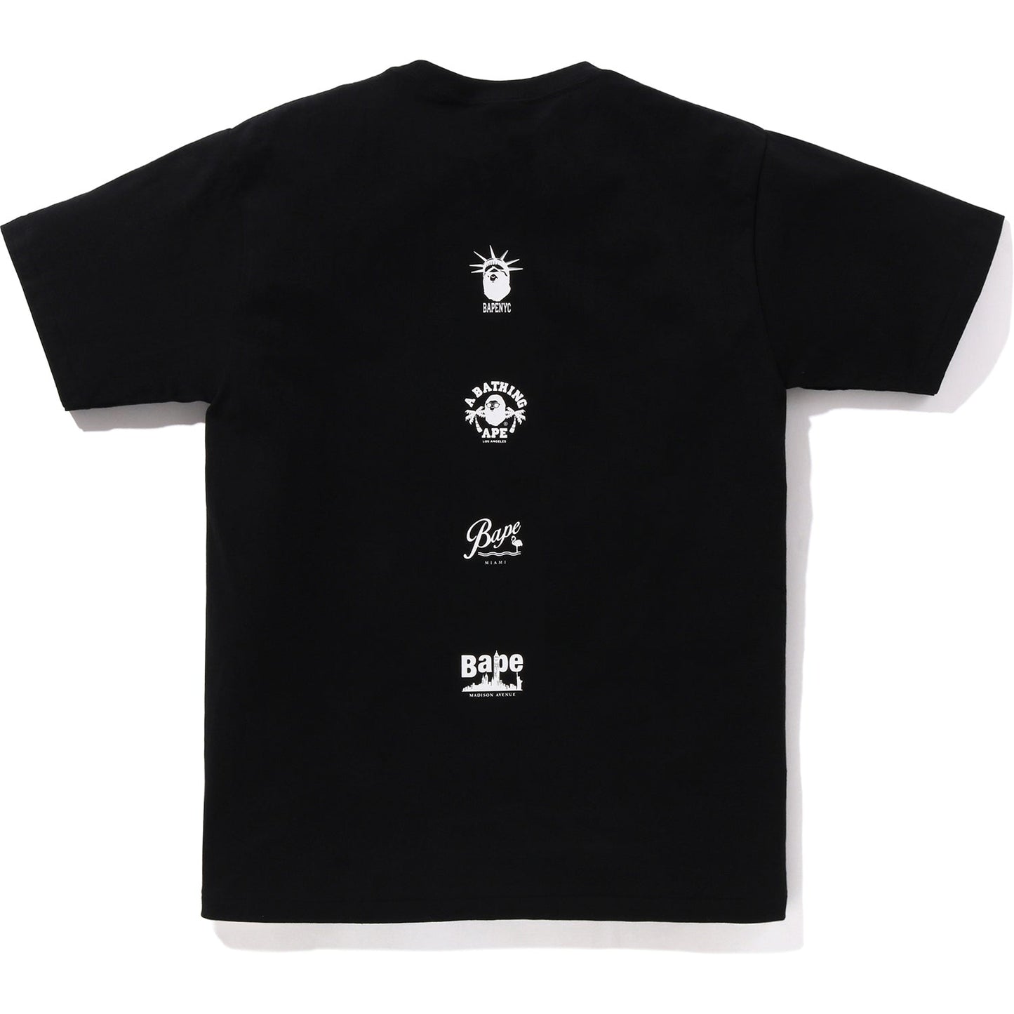 BAPE MENS US COLLEGE MULTI CAM STA T-SHIRT