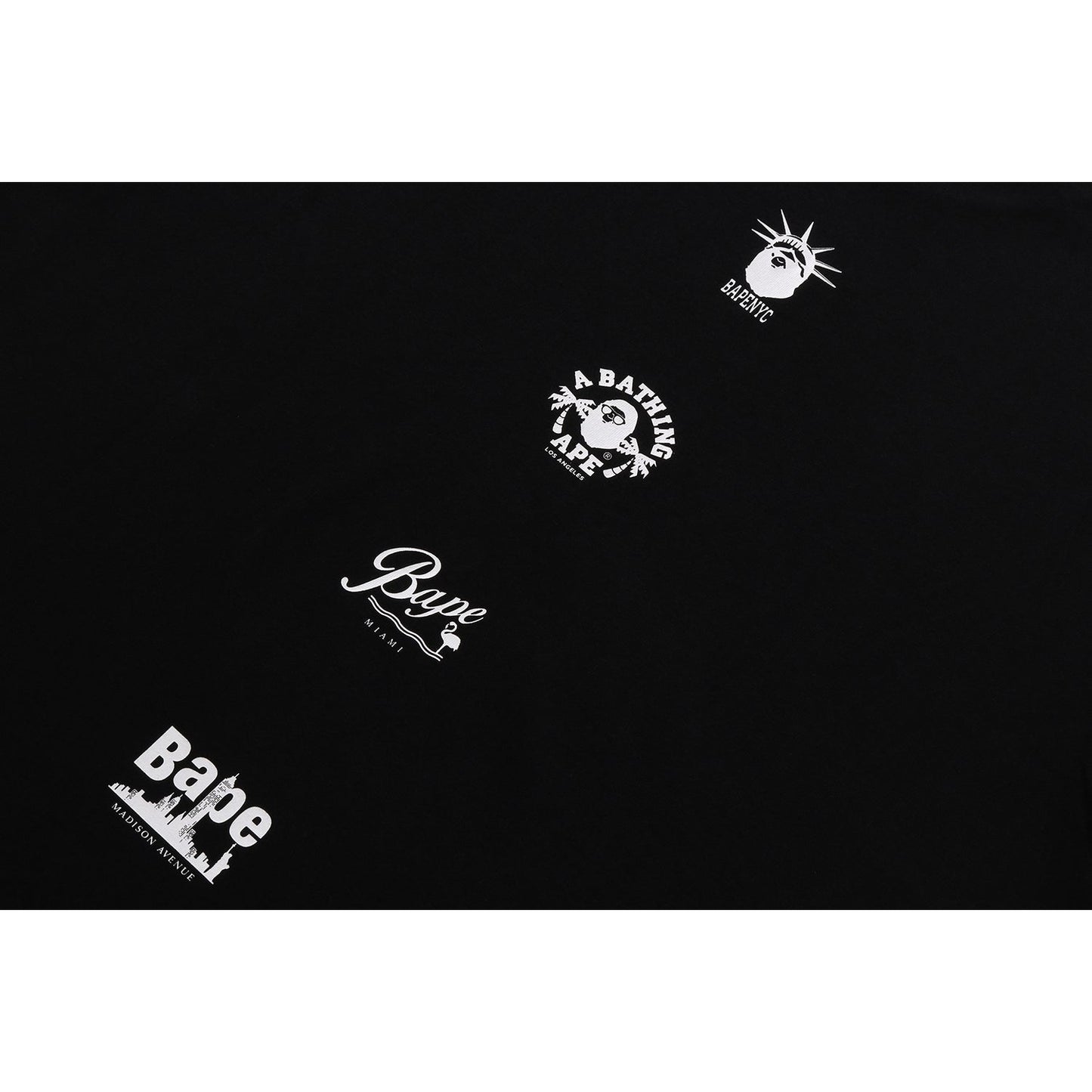 BAPE MENS US COLLEGE MULTI CAM STA T-SHIRT