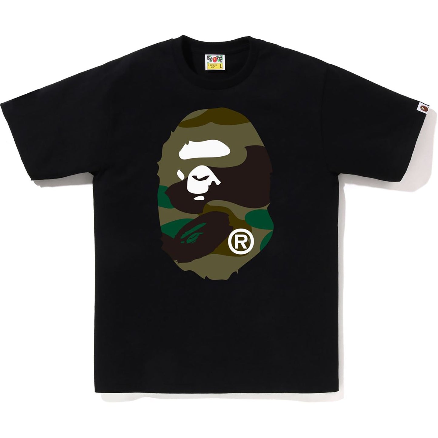 BAPE MENS GIANT 1ST CAMO BIG APE HEAD T-SHIRT