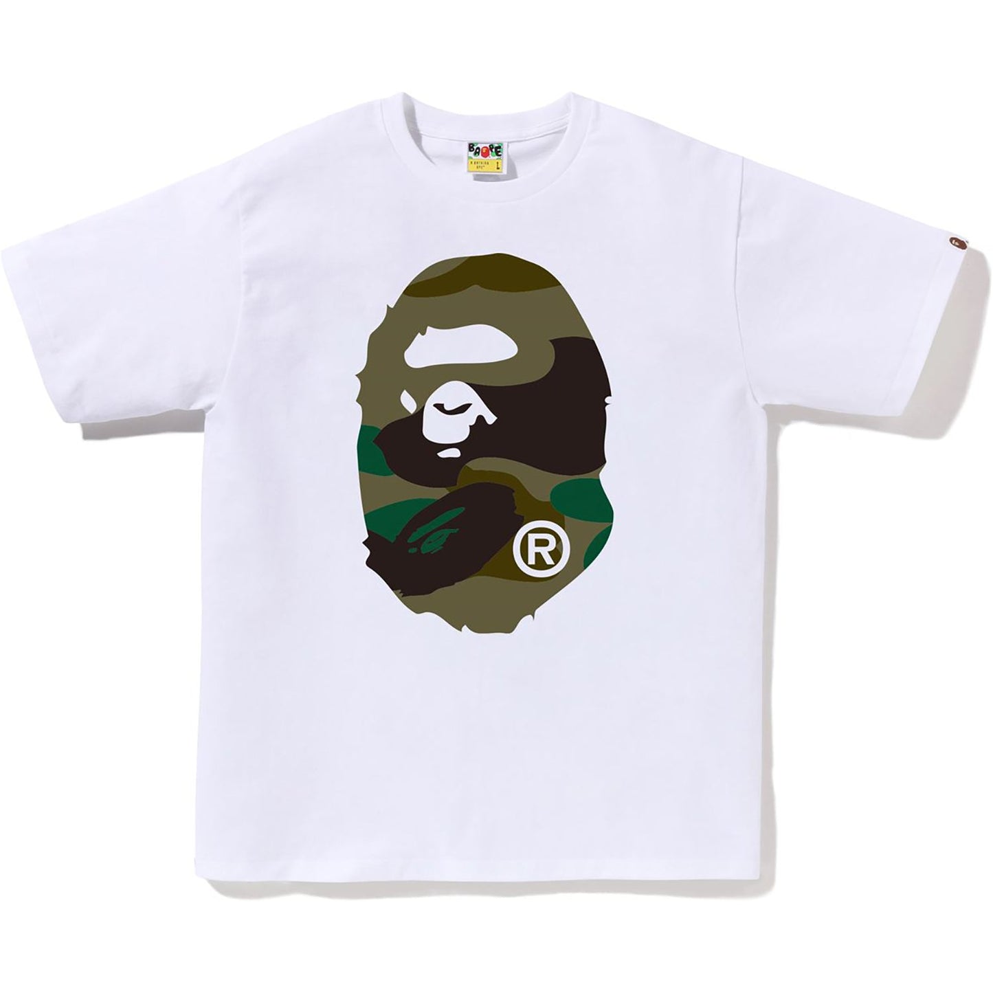 BAPE MENS GIANT 1ST CAMO BIG APE HEAD T-SHIRT
