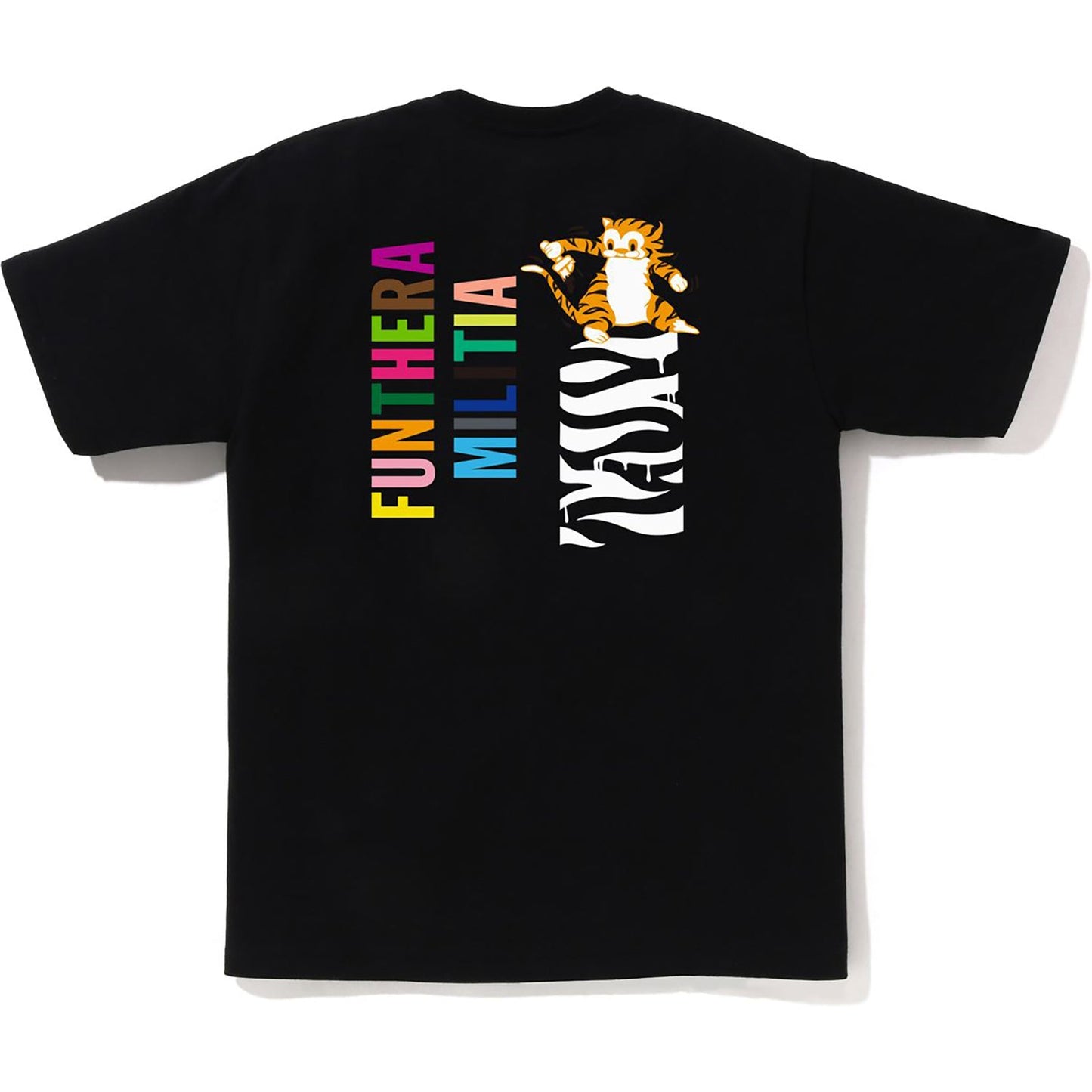 BAPE MENS COLORS TIGER HEAD T-SHIRT