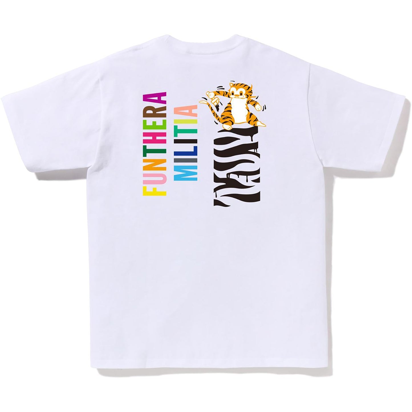 BAPE MENS COLORS TIGER HEAD T-SHIRT