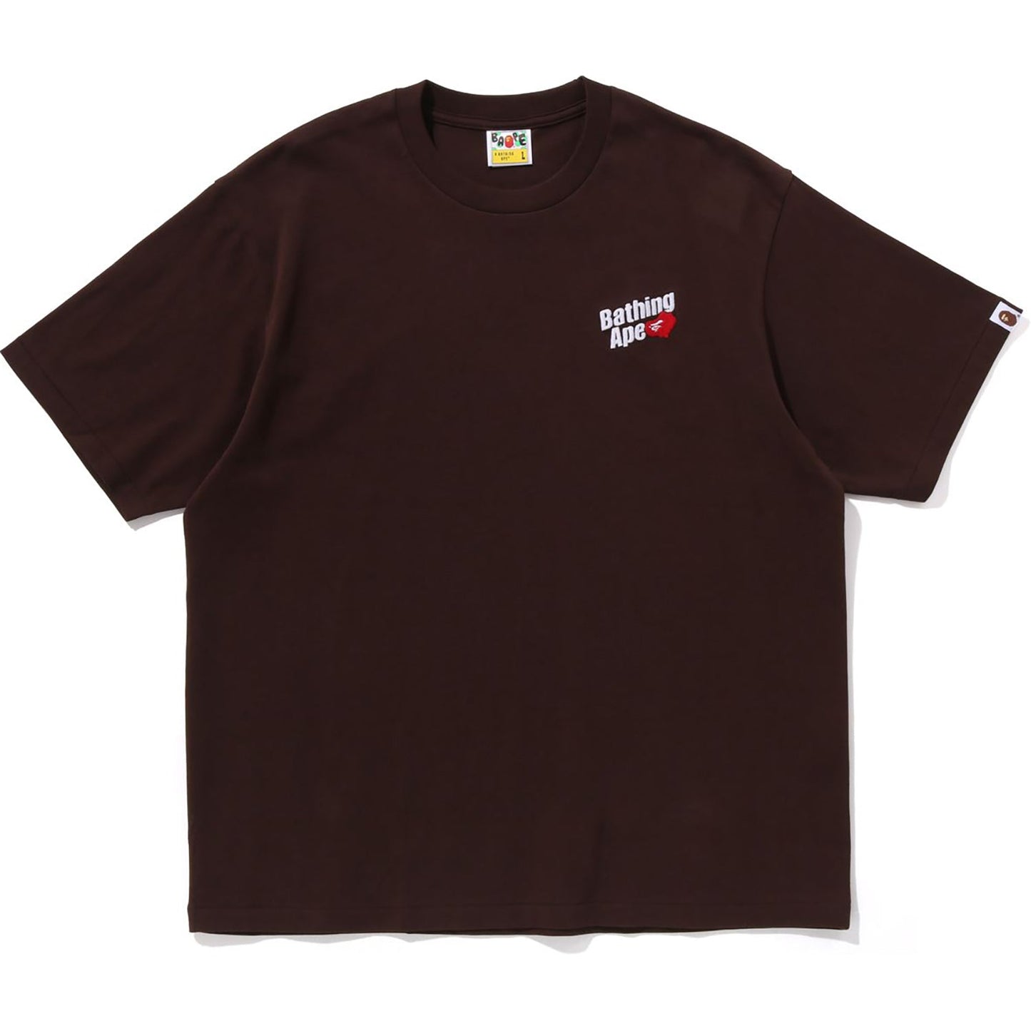 BAPE MENS A BATHING APE LOGO RELAXED FIT TEE