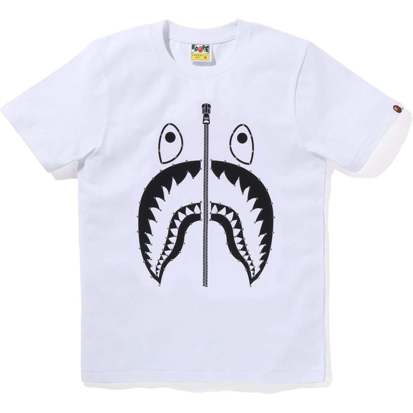 CRYSTAL STONE SHARK TEE LADIES