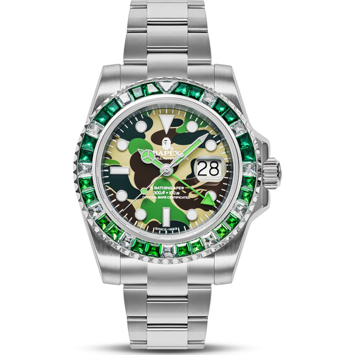 TYPE 2 BAPEX ABC CAMO CRYSTAL STONE MENS