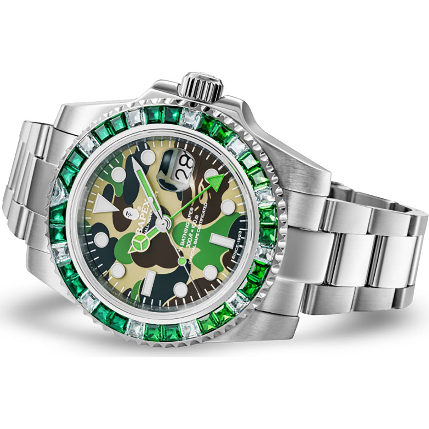 TYPE 2 BAPEX ABC CAMO CRYSTAL STONE MENS