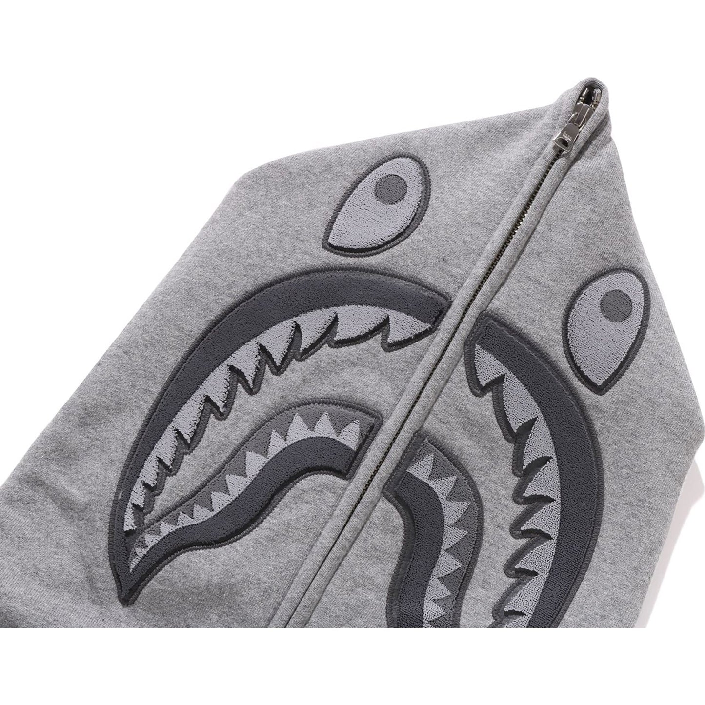 APE HEAD ONE POINT SHARK ZIP HOODIE MENS