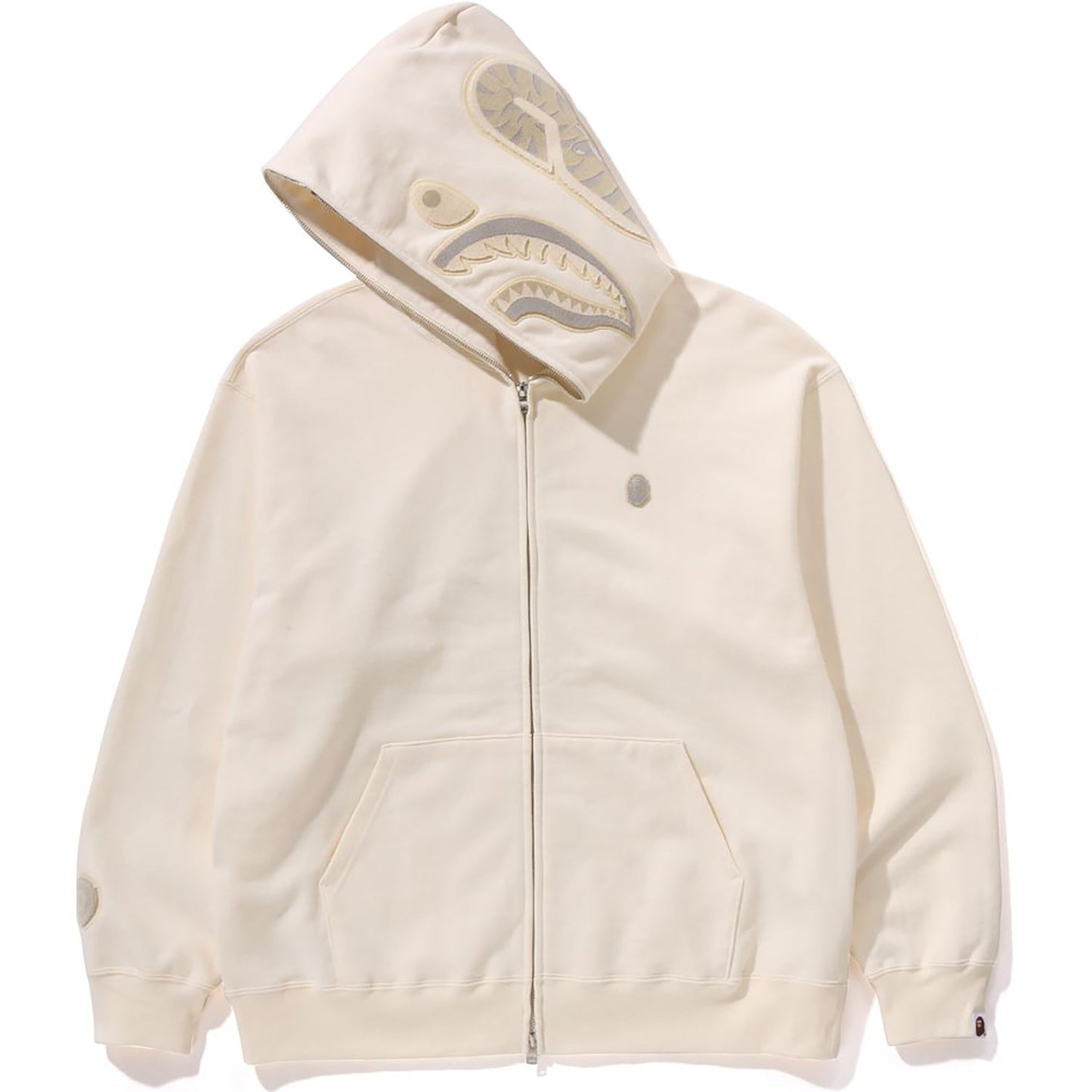 APE HEAD ONE POINT SHARK ZIP HOODIE MENS