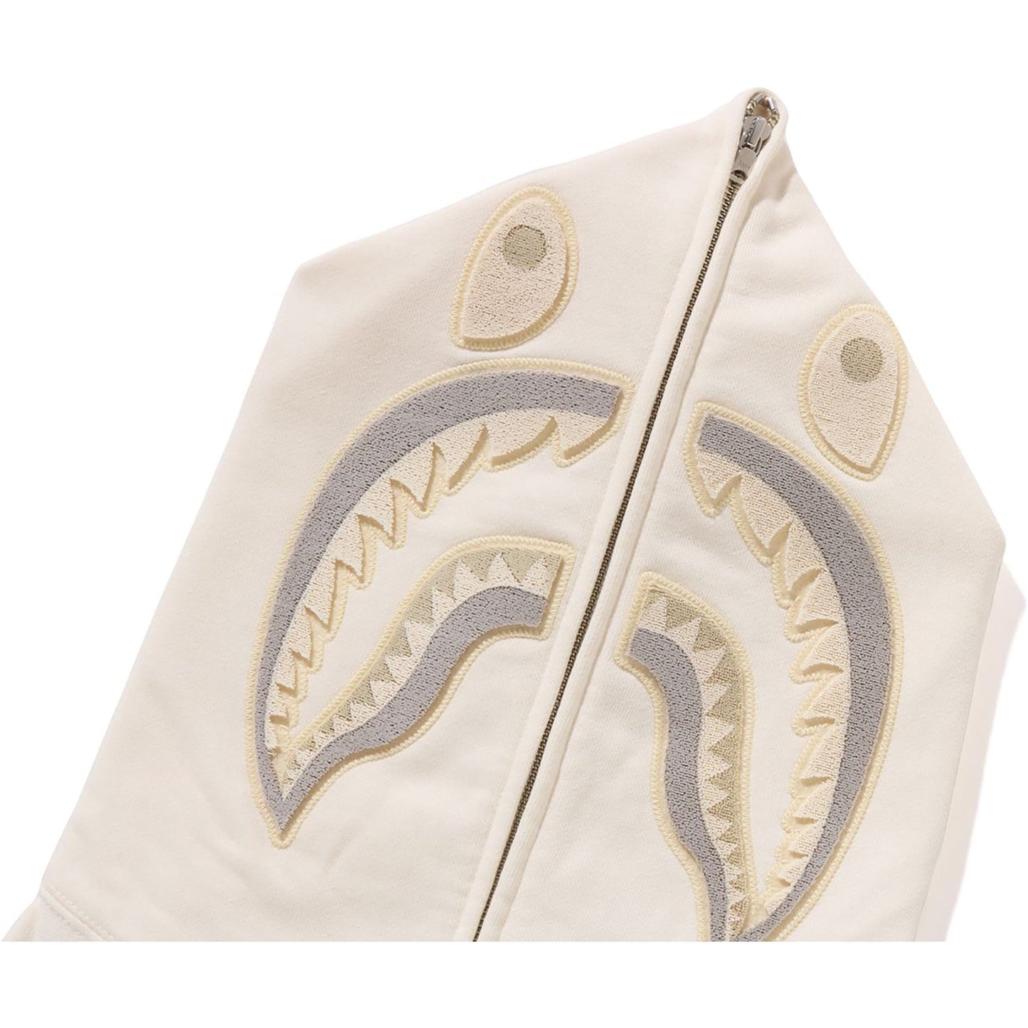 APE HEAD ONE POINT SHARK ZIP HOODIE MENS