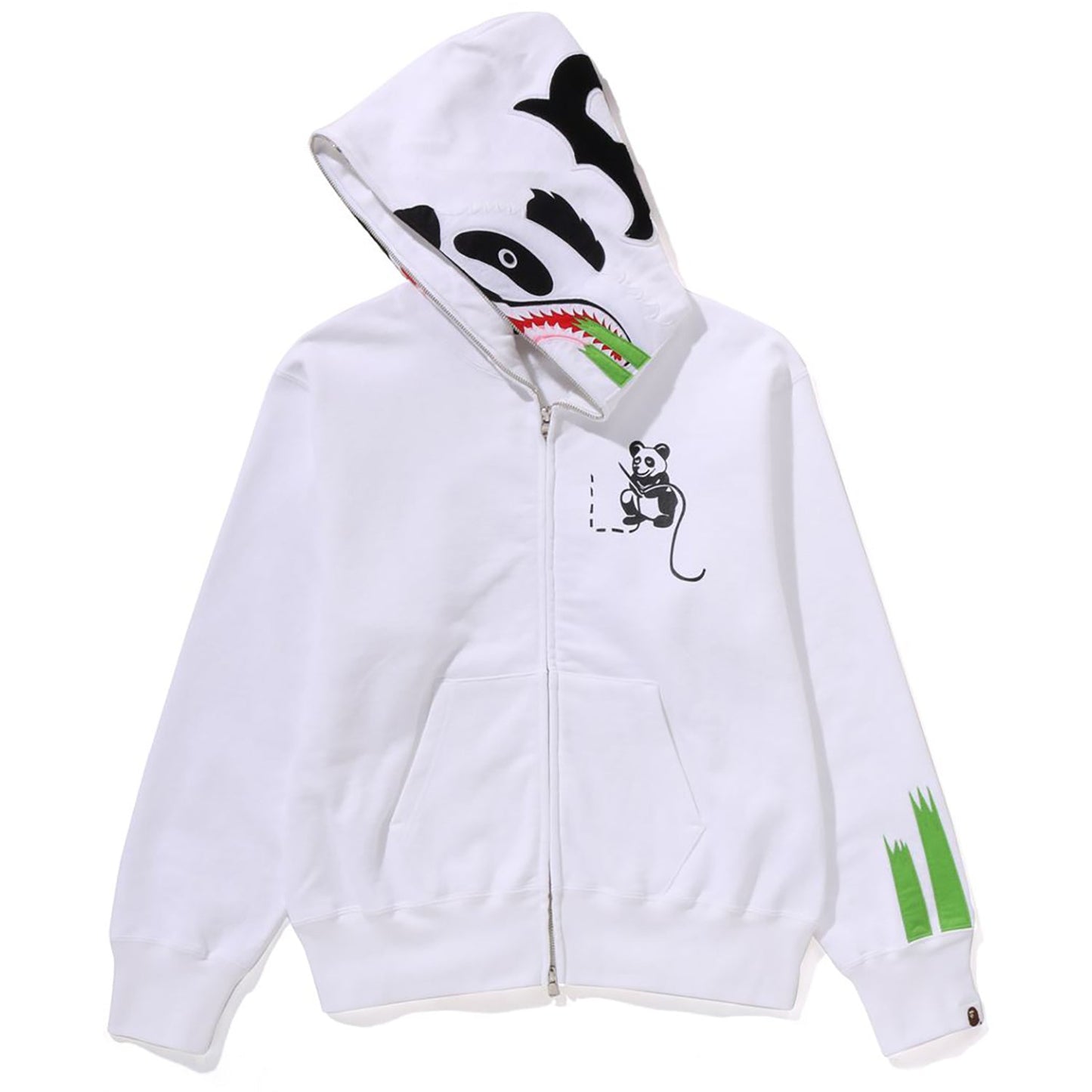 PANDA FULL ZIP HOODIE LADIES