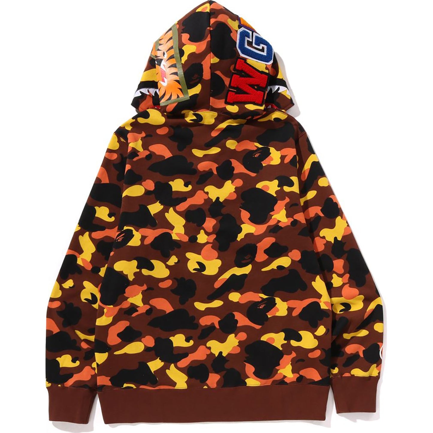 1ST CAMO SHARK FULL ZIP HOODIE MENS