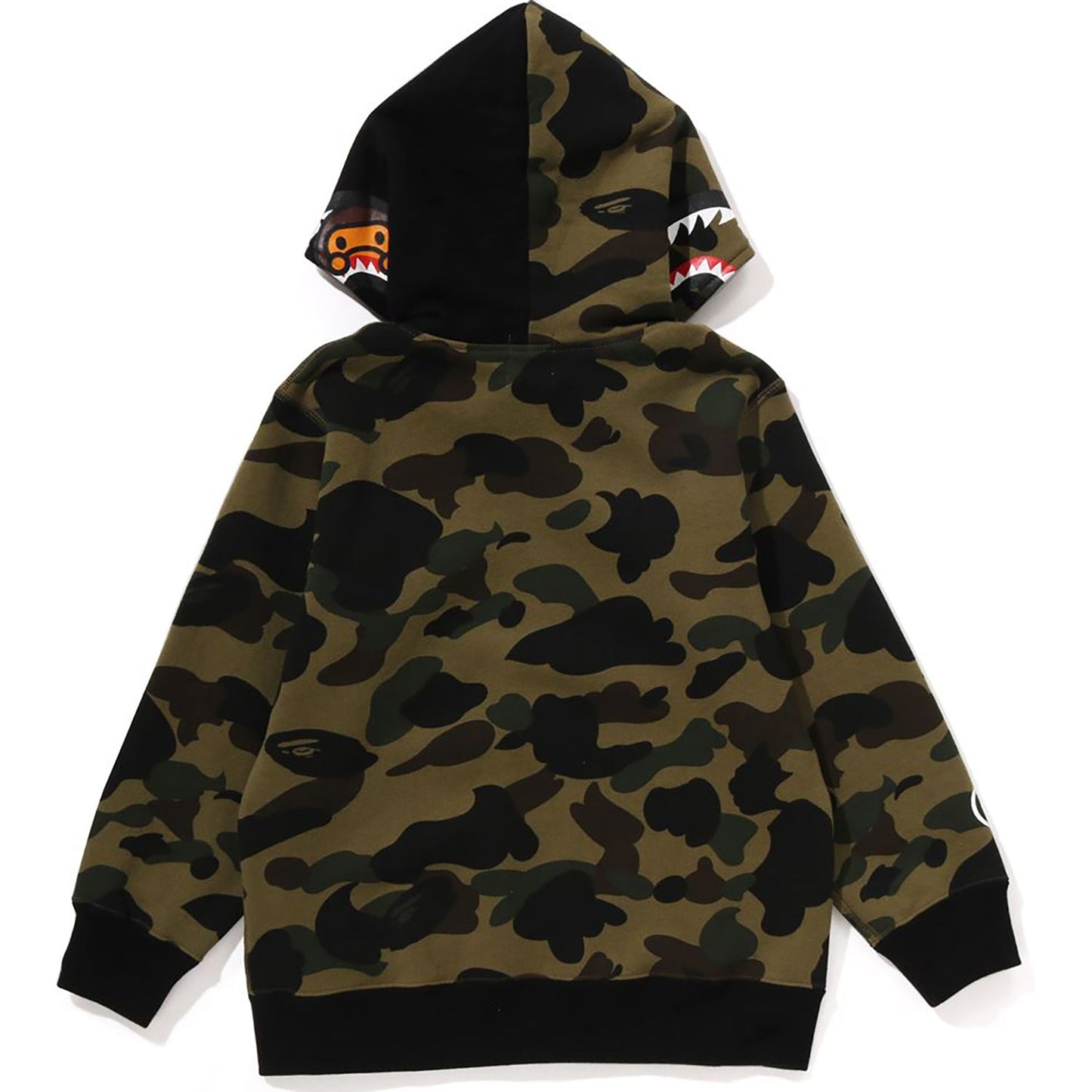 1ST CAMO MILO SHARK ZIP HOODIE KIDS