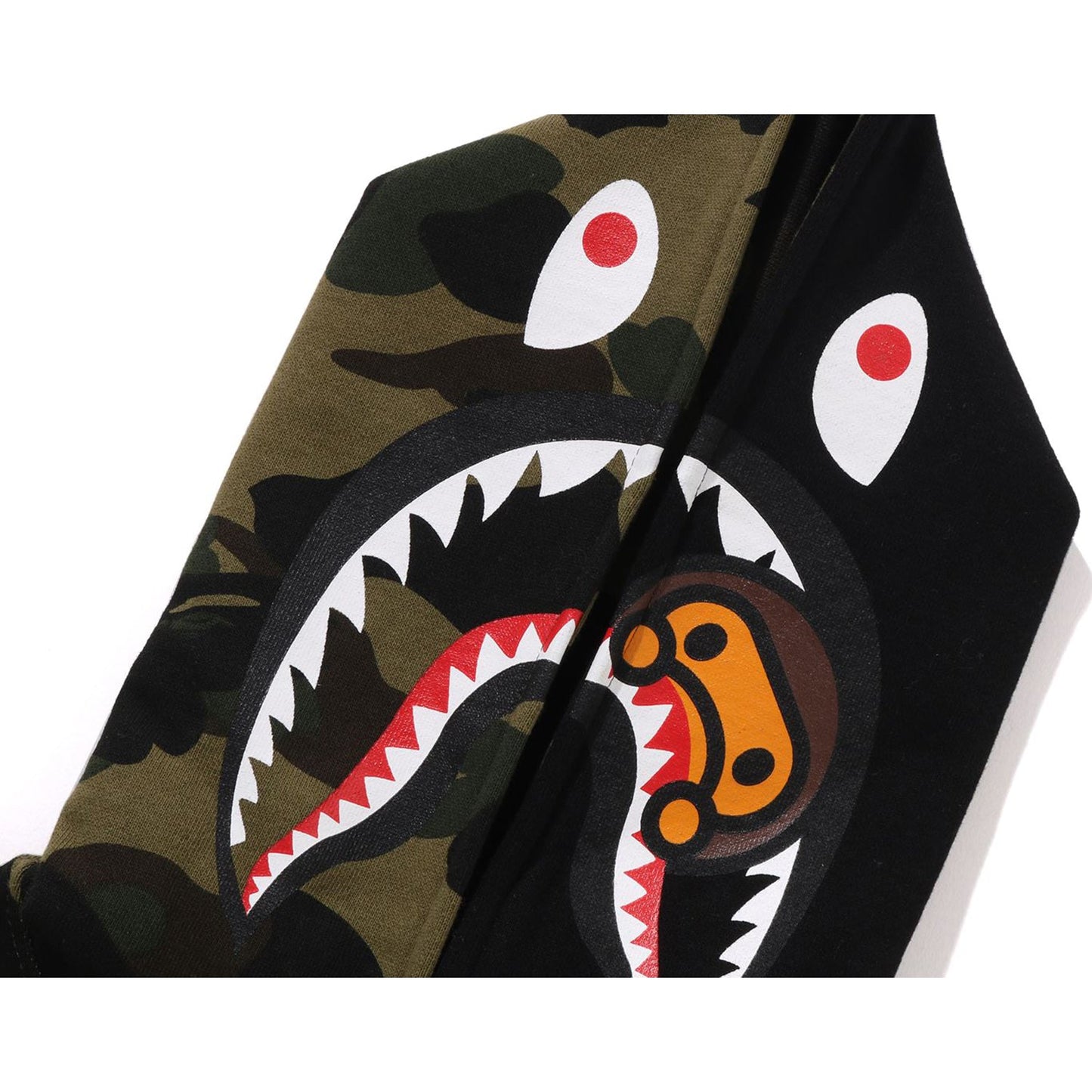 1ST CAMO MILO SHARK ZIP HOODIE KIDS