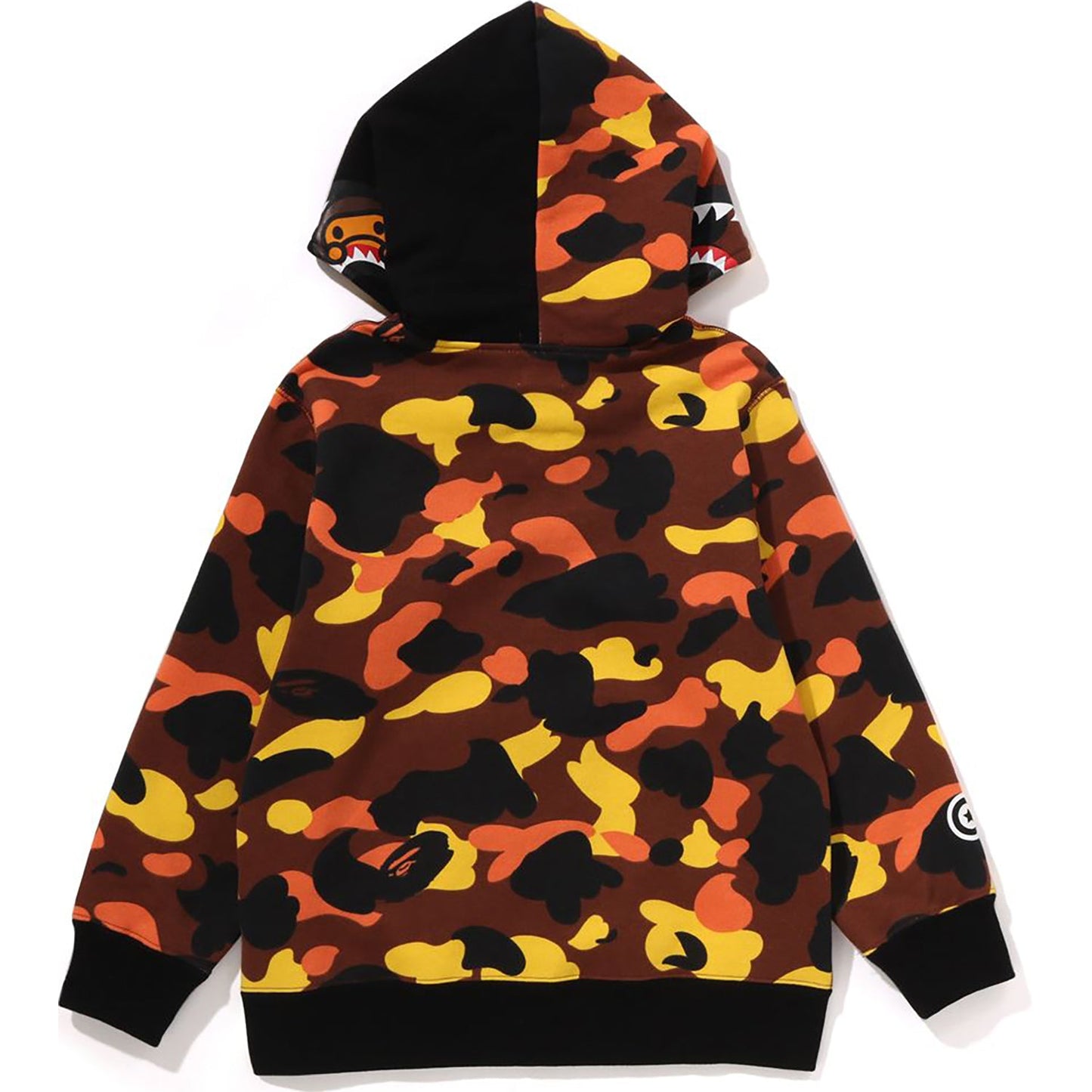 1ST CAMO MILO SHARK ZIP HOODIE KIDS
