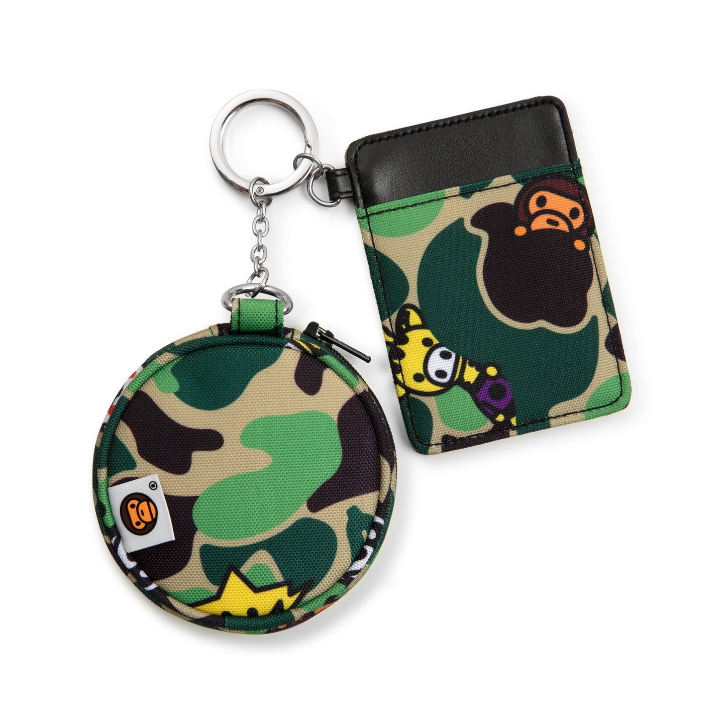 CARD HOLDER MIRROR KEYCHAIN
