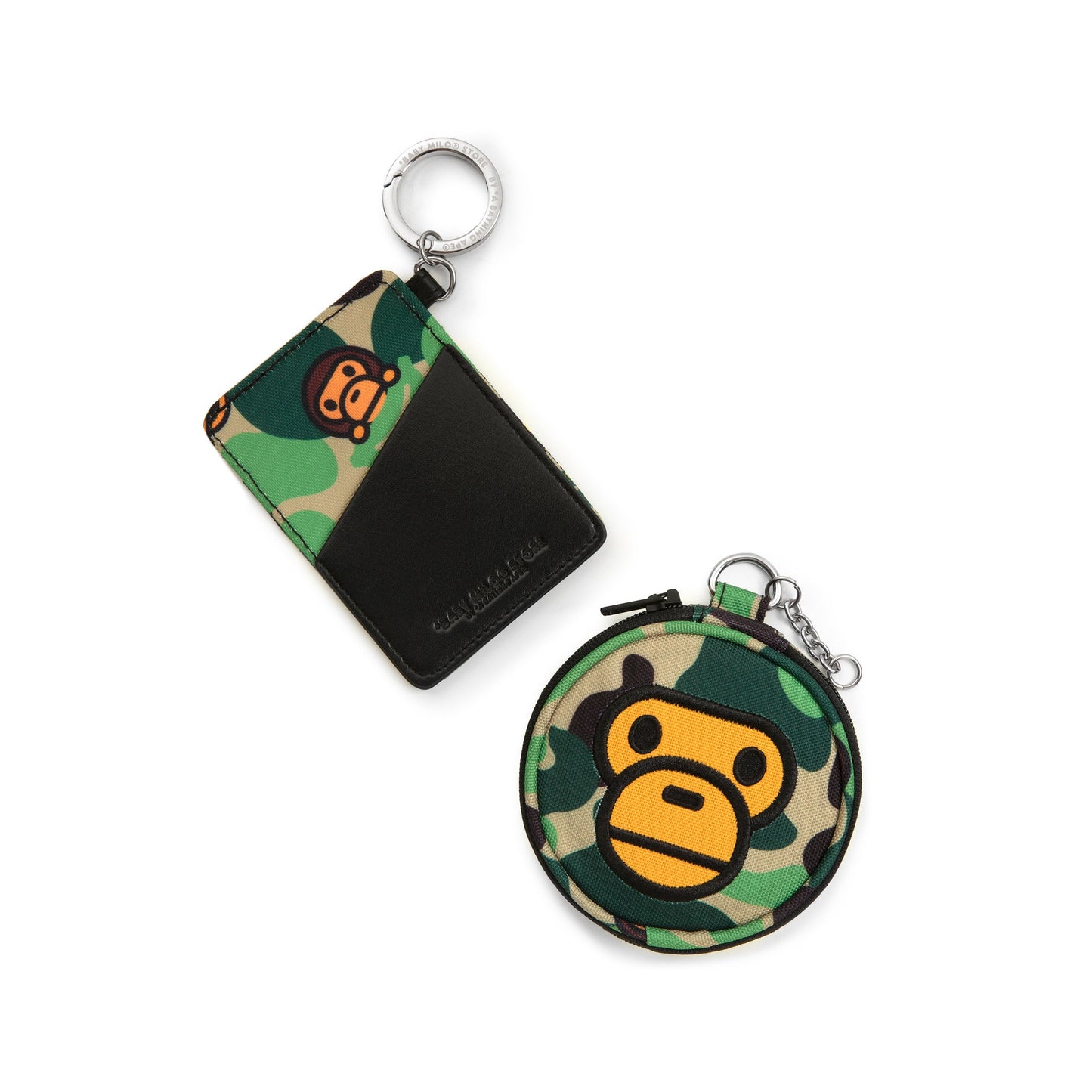 CARD HOLDER MIRROR KEYCHAIN
