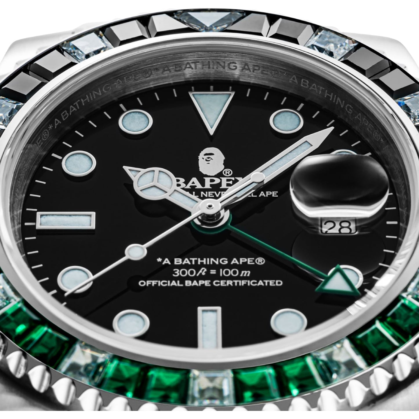TYPE 2 BAPEX CRYSTAL STONE MENS
