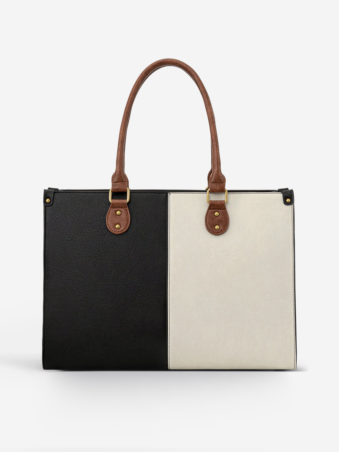 2Pcs Vintage Leather Laptop Bag, 15.6