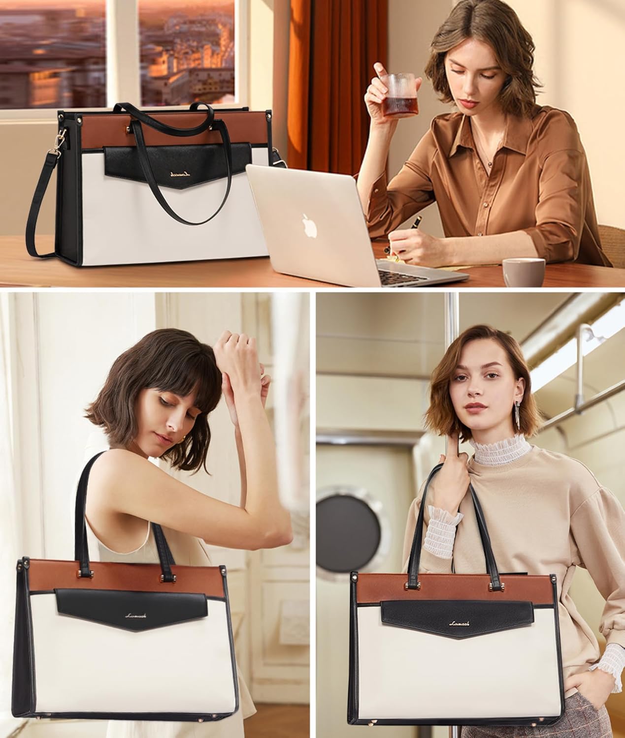 2-in-1 Laptop Tote, 15.6 17.3