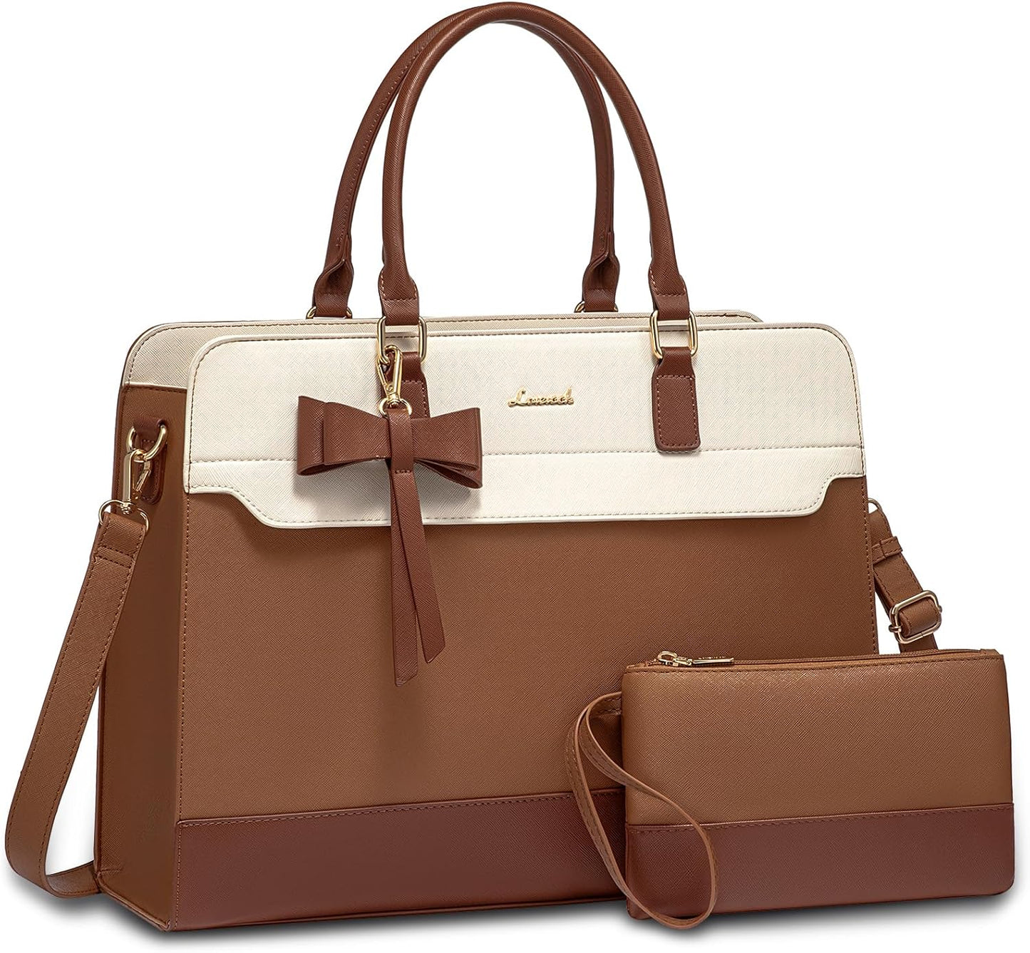 2Pcs Laptop Tote Bag, 15.6