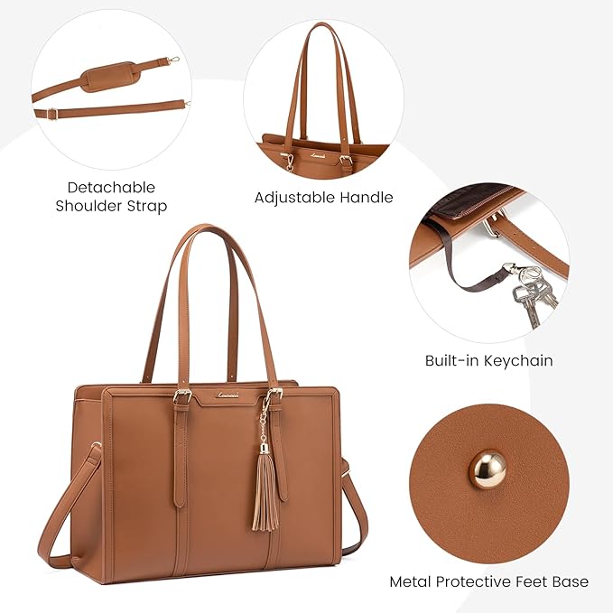 2Pcs Enamored Laptop Bag, 15.6 17.3