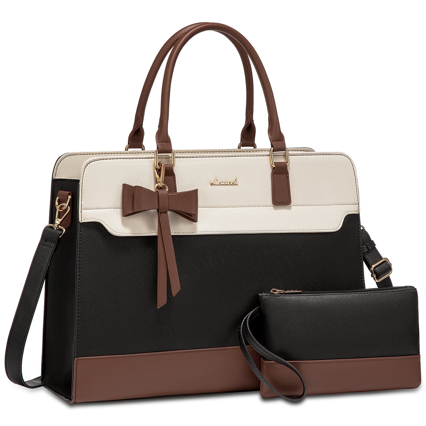 2Pcs Laptop Tote Bag, 15.6