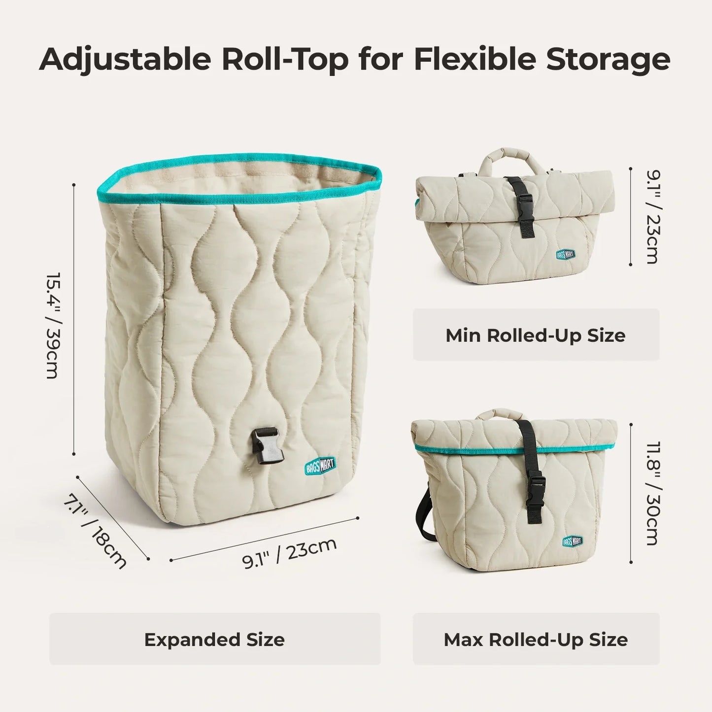 (FREE GIFT) Paz Roll Top Lunch Bag