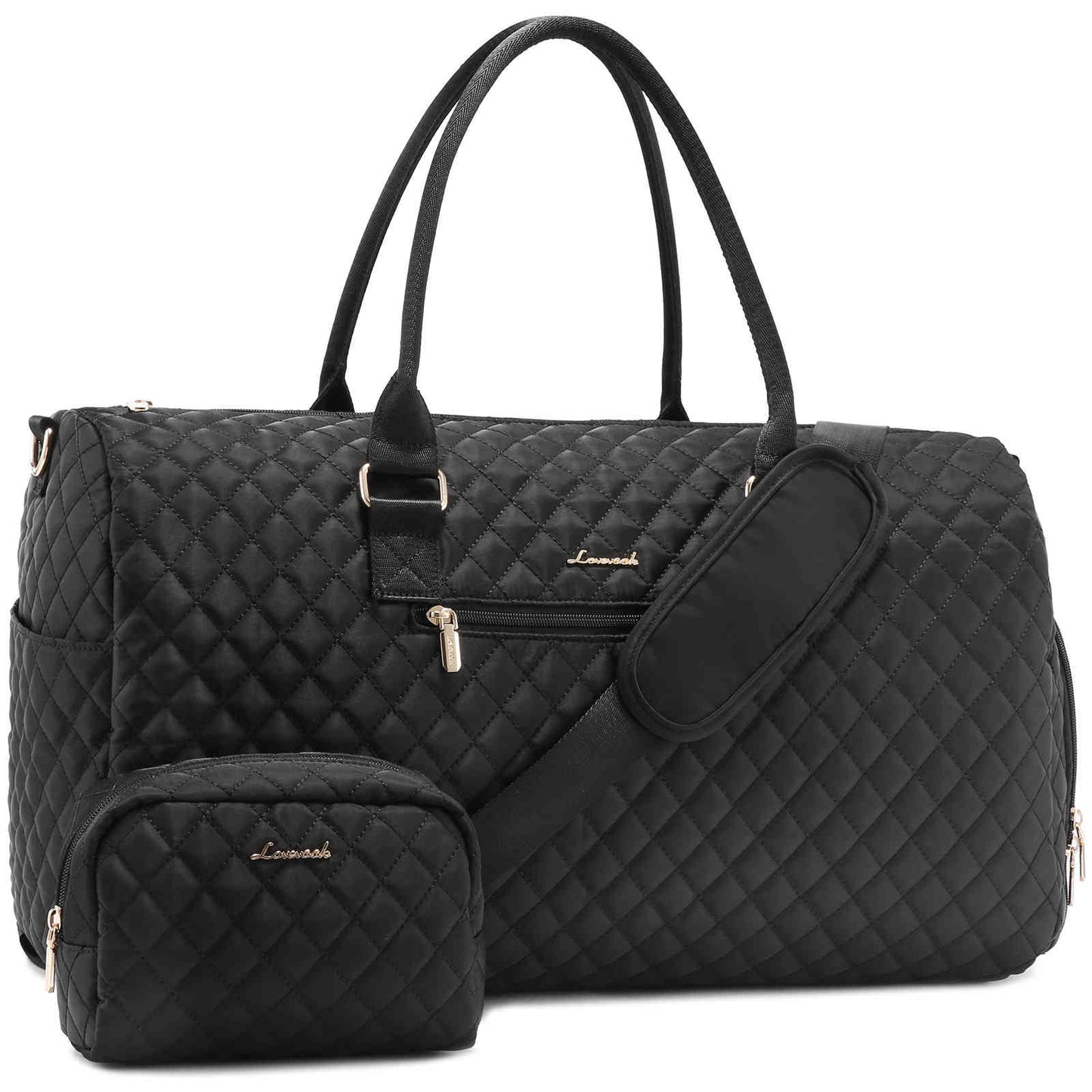 2Pcs Duffel Bag with Toiletry Bag