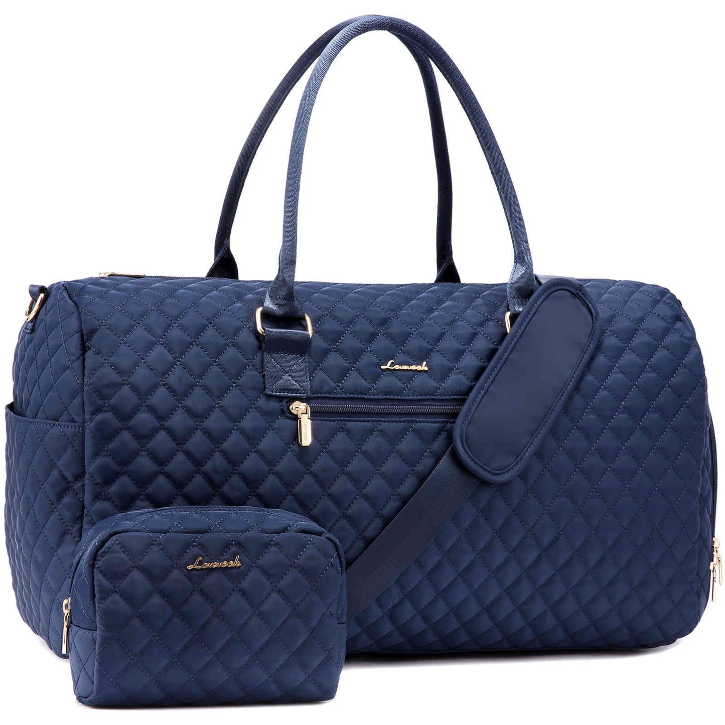 2Pcs Duffel Bag with Toiletry Bag