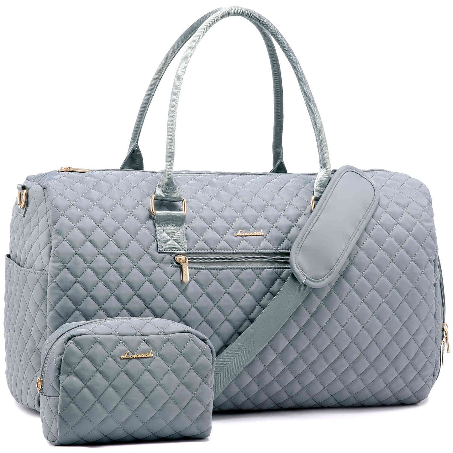 2Pcs Duffel Bag with Toiletry Bag